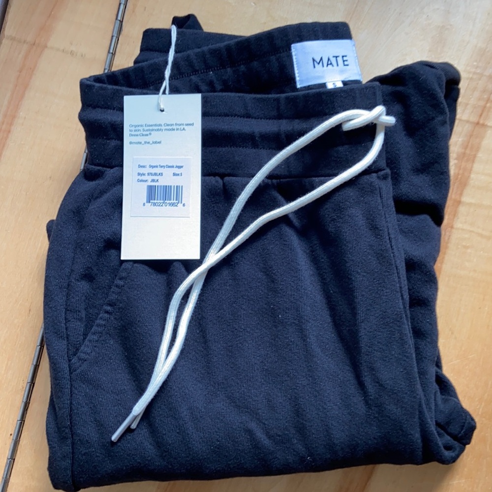 MATE the label Organic Teri classic jogger.
